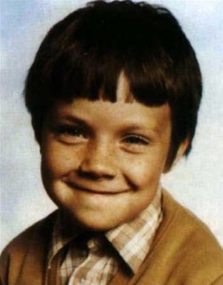 Young Robbie Williams as a kid yearbook picture